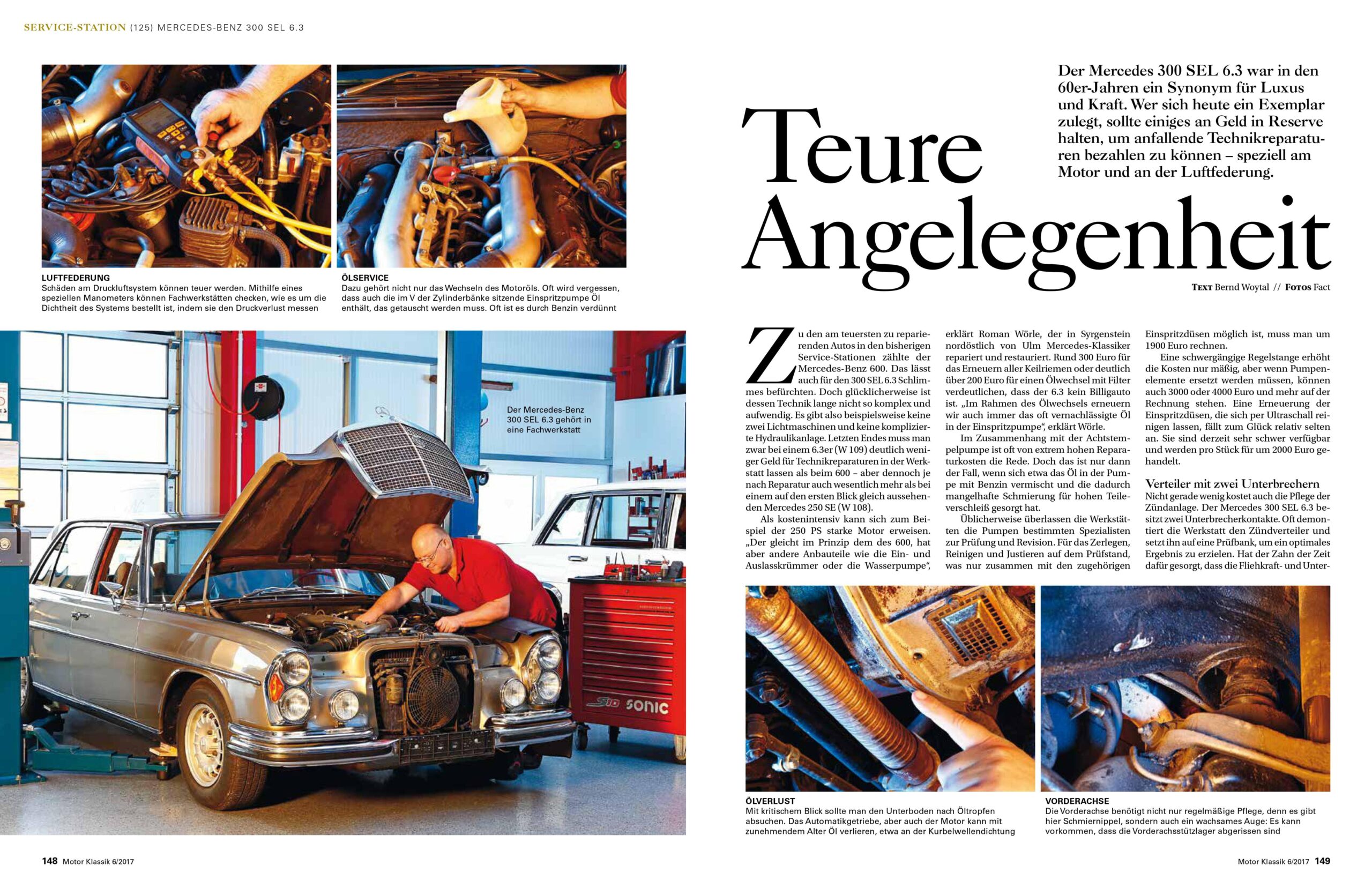 Beitrag in der MOTOR KLASSIK 1