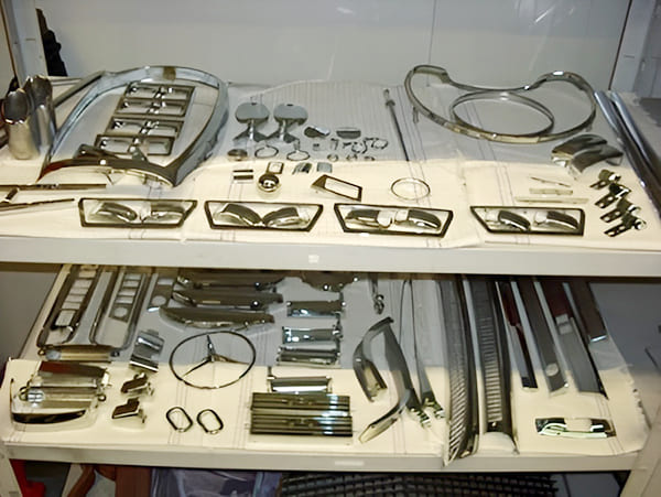 Chromarbeiten Mercedes Oldtimer