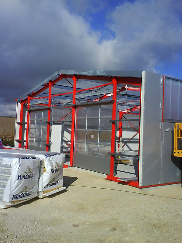 Historie Wörle: Hallenbau 5