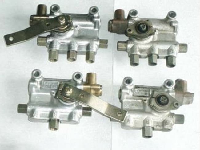 Luftregelventile der Achse alt und neu