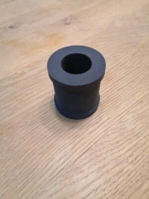 Aufhängungsgummi der Hinteren Stoßdämpfer Mercedes 600 W100 unten.