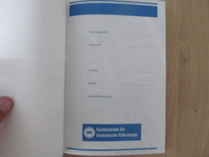 Serviceheft für Ihren Klassiker – Bild 5